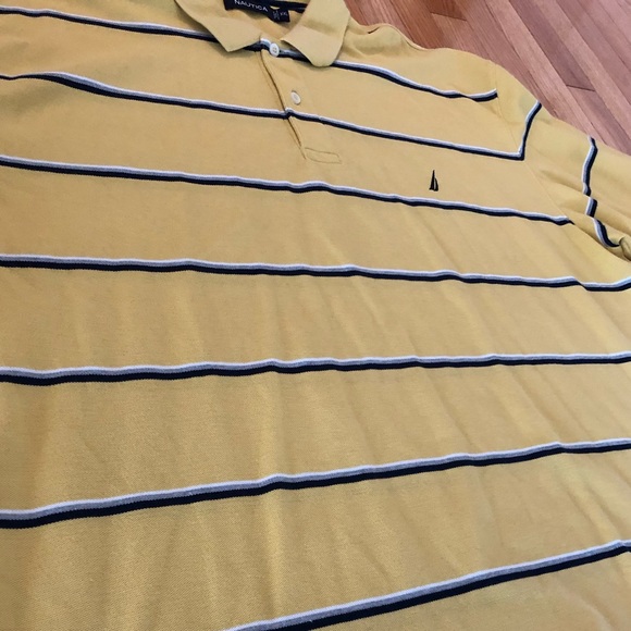 Men’s Nautica Striped Polo Sz.XXL Great Shape!! - Picture 2 of 4